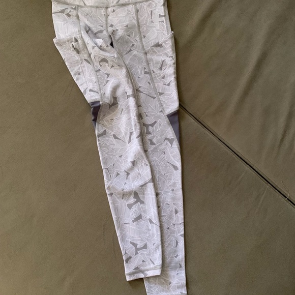 Athleta White/Gray Leggings - Picture 7 of 7